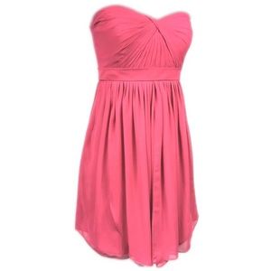 Jenny Yoo Pink Cocktail Dress. Size 6 Chiffon